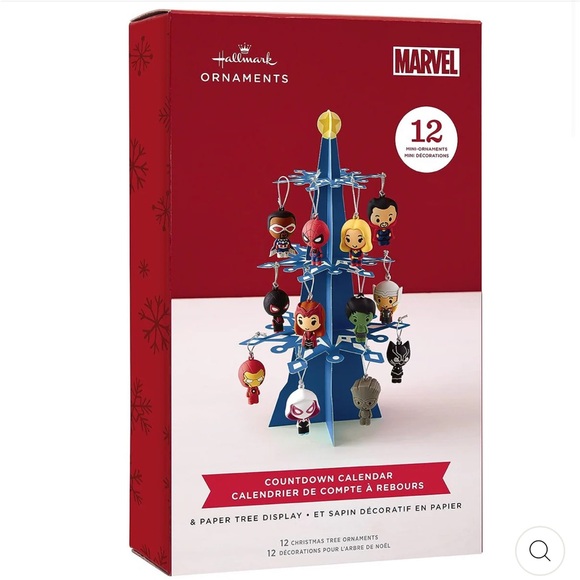 Hallmark Other - Hallmark Marvel NIB Ornament Countdown Calendar Tree Set